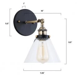 Cruz Bronze Sconce by Light Society -Hot Sale Light Society Store matte black bronze clear light society wall sconces ls w129 brs fa 1000