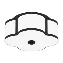 Lillith 15 in. 3-Light Matte Black Flush Mount by DSI LIGHTING -Hot Sale Light Society Store matte black dsi lighting flush mount lights dshd19545f 1f 1000