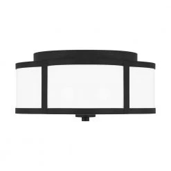 Lillith 15 in. 3-Light Matte Black Flush Mount by DSI LIGHTING -Hot Sale Light Society Store matte black dsi lighting flush mount lights dshd19545f 4f 1000