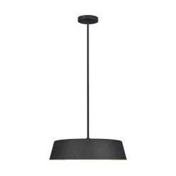 ED Ellen DeGeneres Crafted by Generation Lighting Asher 19 in. W 5-Light Matte Black and Gold Leaf Pendant with Diffuser by Generation Lighting Designer Collections -Hot Sale Light Society Store matte black generation lighting designer collections chandeliers ep1055mbk 44 1000