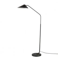Visby 62.28 in. Matte Black Floor Lamp with Metal Shade by Light Society -Hot Sale Light Society Store matte black light society floor lamps ls f539 bk 1f 1000