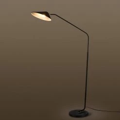 Visby 62.28 in. Matte Black Floor Lamp with Metal Shade by Light Society -Hot Sale Light Society Store matte black light society floor lamps ls f539 bk 31 1000