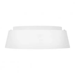 ED Ellen DeGeneres Crafted by Generation Lighting Asher 14.5 in. W 3-Light Matte White and Gold Leaf Semi-Flush Light by Generation Lighting Designer Collections -Hot Sale Light Society Store matte white generation lighting designer collections flush mount lights ef1003mwt 4f 1000