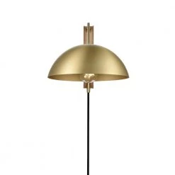 Taby 1-Light Natural/Brushed Brass Wall Sconce by Light Society -Hot Sale Light Society Store natural brushed brass light society wall sconces ls w561 nt fa 1000