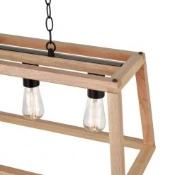 Bristol 4-Light Natural Pendant Lamp with Wood Shade by Light Society -Hot Sale Light Society Store natural light society chandeliers ls c262 nt 76 1000