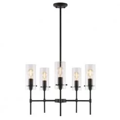 Montreal 5-Light Oil Rubbed Bronze Chandelier by Light Society 11 Montreal 5-Light Oil Rubbed Bronze Chandelier by Light Society -Hot Sale Light Society Store oil rubbed bronze clear light society chandeliers ls c239 orb cl 4f 1000