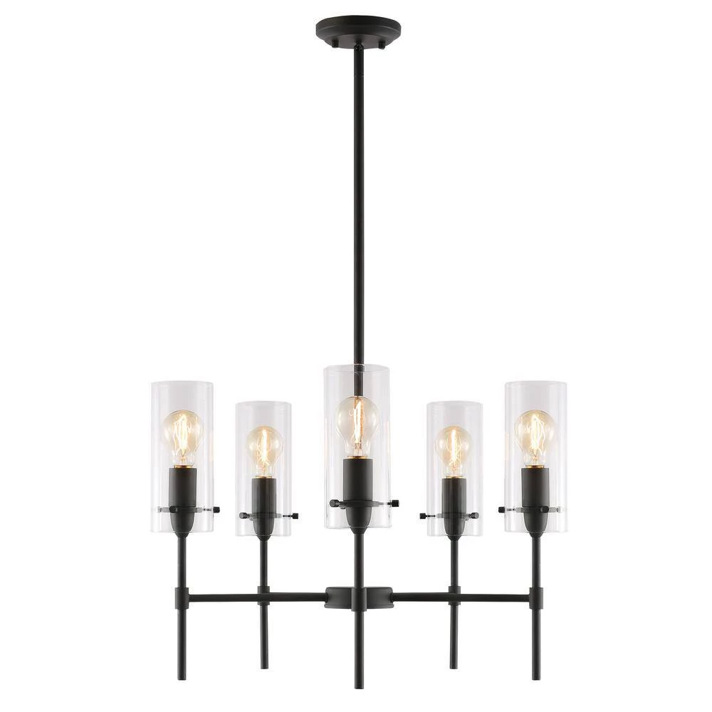 Montreal 5-Light Oil Rubbed Bronze Chandelier by Light Society 6 Montreal 5-Light Oil Rubbed Bronze Chandelier by Light Society - Image 4