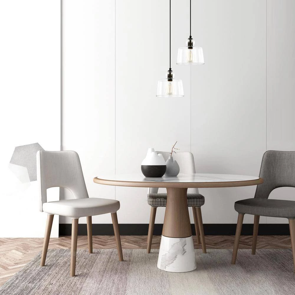 Tripoli 1-Light Oil Rubbed Bronze Pendant with Clear Glass Shade by Light Society 12 Tripoli 1-Light Oil Rubbed Bronze Pendant with Clear Glass Shade by Light Society - Image 10