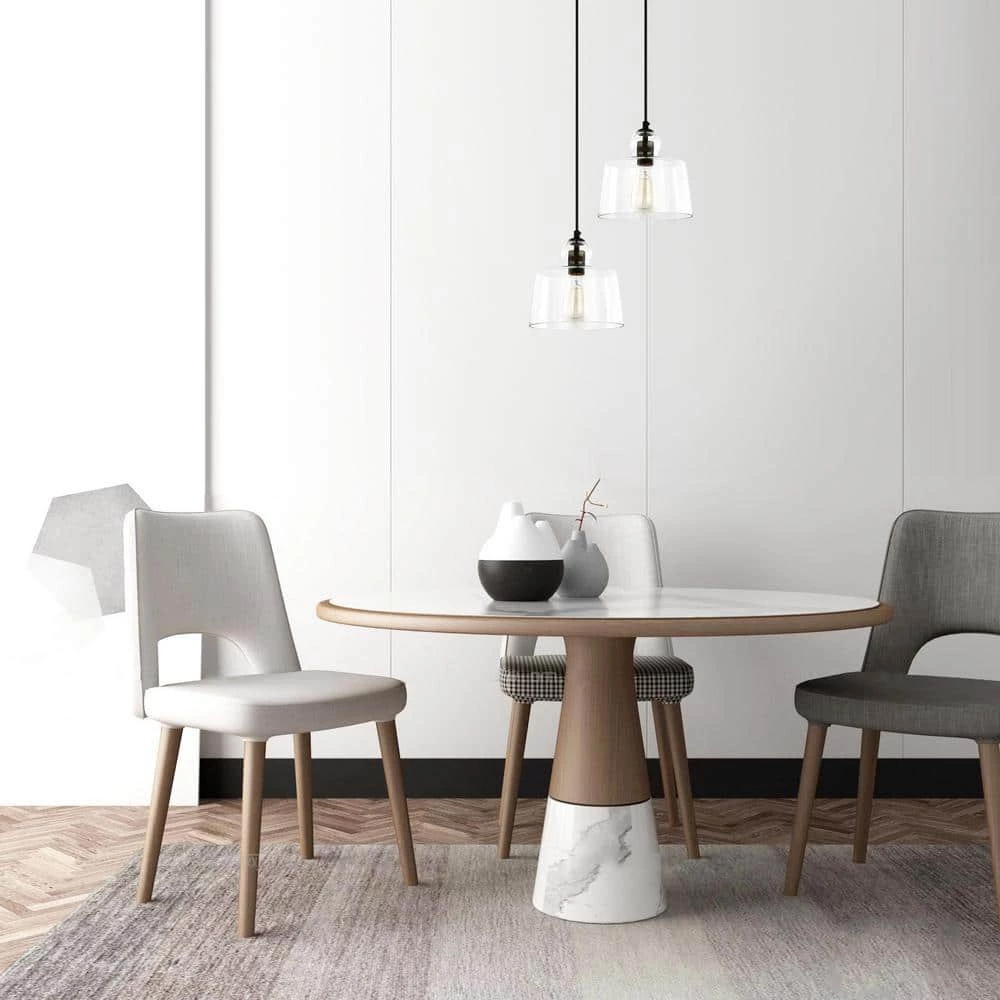 Tripoli 1-Light Oil Rubbed Bronze Pendant with Clear Glass Shade by Light Society 4 Tripoli 1-Light Oil Rubbed Bronze Pendant with Clear Glass Shade by Light Society - Image 2