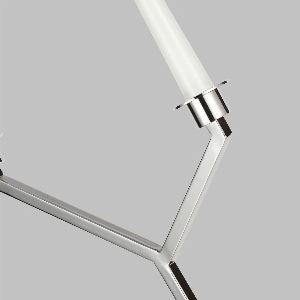 ED Ellen DeGeneres Crafted by Generation Lighting Hopton 55.875 in. Polished Nickel Floor Lamp by Generation Lighting Designer Collections 6 ED Ellen DeGeneres Crafted by Generation Lighting Hopton 55.875 in. Polished Nickel Floor Lamp by Generation Lighting Designer Collections - Image 4