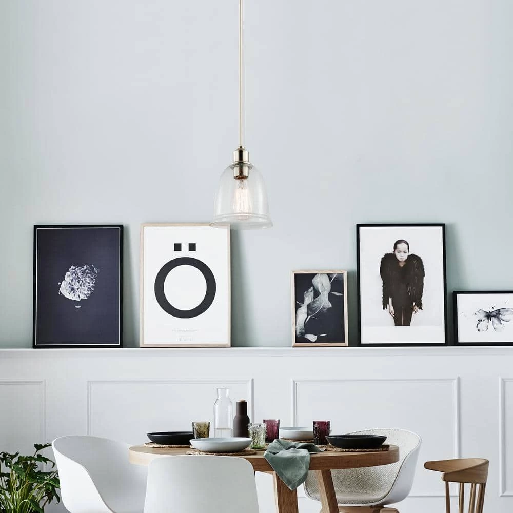 Austin 1-Light Satin Nickel Pendant with Clear Glass Shade by Light Society 11 Austin 1-Light Satin Nickel Pendant with Clear Glass Shade by Light Society - Image 9