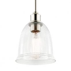 Austin 1-Light Satin Nickel Pendant with Clear Glass Shade by Light Society 16 Austin 1-Light Satin Nickel Pendant with Clear Glass Shade by Light Society -Hot Sale Light Society Store satin nickel light society chandeliers ls c242 sn 44 1000