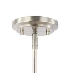 Sheridan 1-Light Satin Nickel Pendant with Clear Glass Shade by Light Society -Hot Sale Light Society Store satin nickel light society chandeliers ls c244 sn 1d 1000