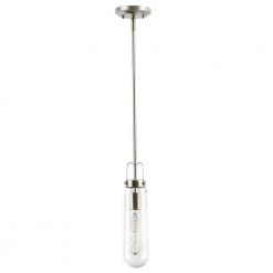 Tahoe 1-Light Satin Nickel/Seeded Pendant with Glass Shade by Light Society -Hot Sale Light Society Store satin nickel seeded light society chandeliers ls c327 sn sd c3 1000