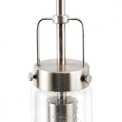 Tahoe 1-Light Satin Nickel/Seeded Pendant with Glass Shade by Light Society -Hot Sale Light Society Store satin nickel seeded light society chandeliers ls c327 sn sd fa 1000