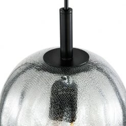 Ravello 1-Light Smokey Pendant Light with Ghass Shade by Light Society -Hot Sale Light Society Store smokey light society chandeliers ls c380 smk fa 1000