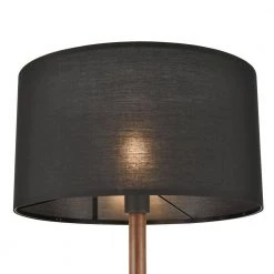 Noor 60.31 in. Walnut/Black Floor Lamp with Fabric Shade by Light Society -Hot Sale Light Society Store walnut black light society floor lamps ls f445 wl bk 4f 1000