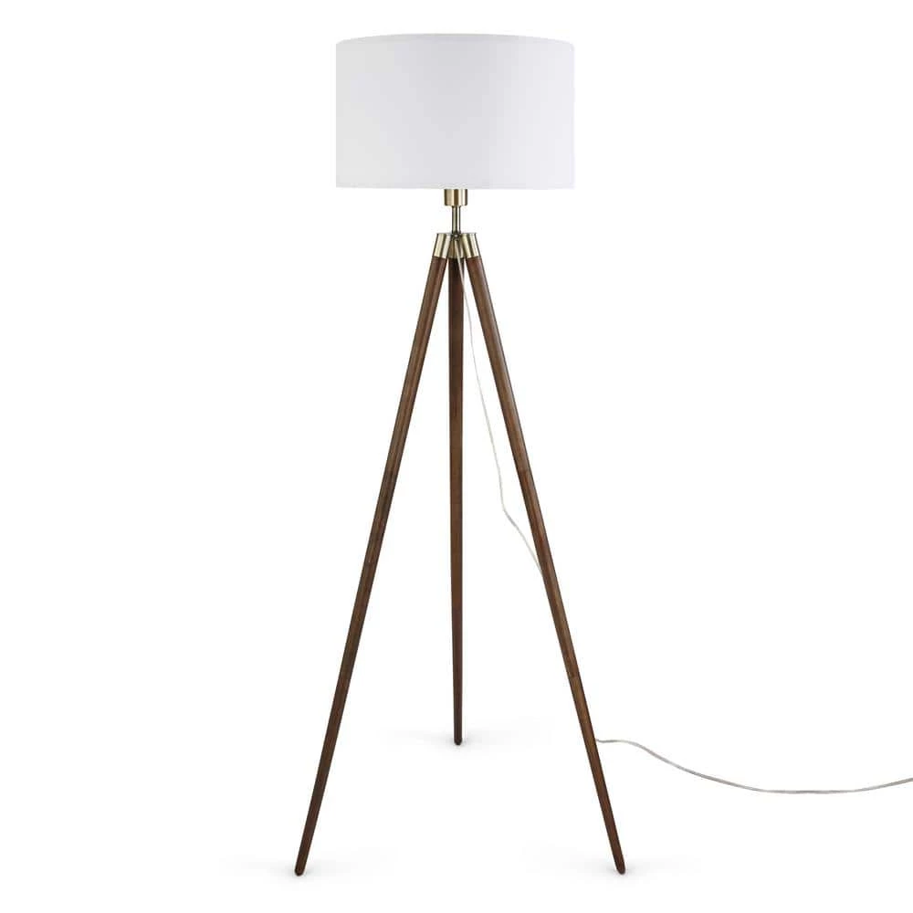 Celeste 61.5 in. White Tripod Floor Lamp by Light Society 4 Celeste 61.5 in. White Tripod Floor Lamp by Light Society - Image 3