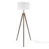 Celeste 61.5 in. White Tripod Floor Lamp by Light Society -Hot Sale Light Society Store walnut nickel white light society floor lamps ls f233 wal 64 1000