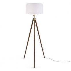 Celeste 61.5 in. White Tripod Floor Lamp by Light Society