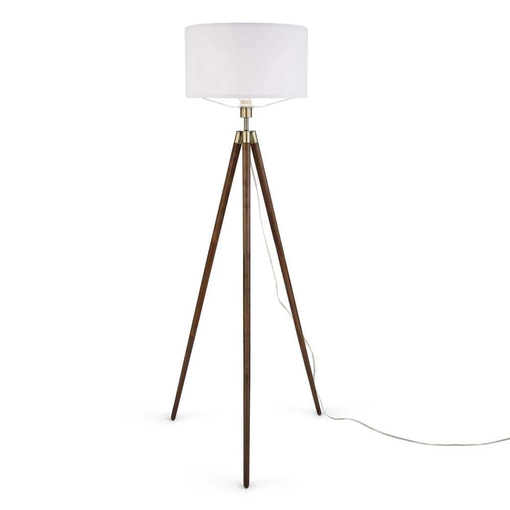 Celeste 61.5 in. White Tripod Floor Lamp by Light Society 2 Celeste 61.5 in. White Tripod Floor Lamp by Light Society