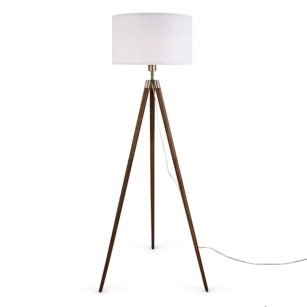 Celeste 61.5 in. White Tripod Floor Lamp by Light Society 3 Celeste 61.5 in. White Tripod Floor Lamp by Light Society - Image 2