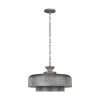 ED Ellen DeGeneres Crafted by Generation Lighting Haymarket 1-Light Weathered Galvanized Pendant with White Inner Finish by Generation Lighting Designer Collections -Hot Sale Light Society Store weathered galvanized generation lighting designer collections chandeliers ep1001wgv 64 1000