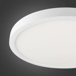 14 in. 14-Watt White Integrated LED Flush Mount by BAZZ -Hot Sale Light Society Store white bazz flush mount lights c17333wh 4f 1000