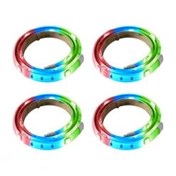 RGB LED Tape Light (4-Pack) by BAZZ