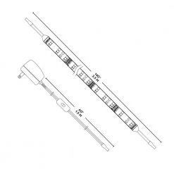 10 ft. Self-Adhesive Cuttable Under Cabinet LED Strip Light by BAZZ -Hot Sale Light Society Store white bazz led strip lights u15082wh 44 1000