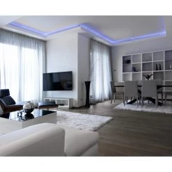 16 ft. White LED Under Cabinet Tape Light by BAZZ -Hot Sale Light Society Store white bazz led strip lights ux1401rg 1f 1000