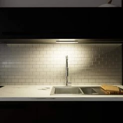 Plug-In 12 in. Integrated LED White Selectable Under Cabinet Light with Motion Sensor by BAZZ 16 Plug-In 12 in. Integrated LED White Selectable Under Cabinet Light with Motion Sensor by BAZZ -Hot Sale Light Society Store white bazz under cabinet lights u19mtk12w 76 1000