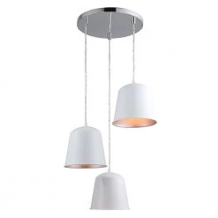 3-Light White Pendant with Metal Shades by DSI LIGHTING 8 3-Light White Pendant with Metal Shades by DSI LIGHTING -Hot Sale Light Society Store white dsi lighting chandeliers ds18942 c3 1000