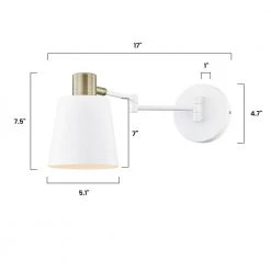 Alexi Wall Sconce in White by Light Society -Hot Sale Light Society Store white light society wall sconces ls w306 wh 76 1000